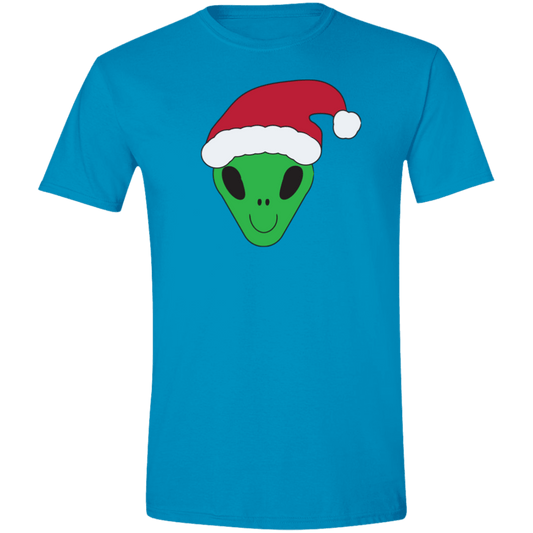 Santa Alien Mens Softstyle Tee - Gifternaut