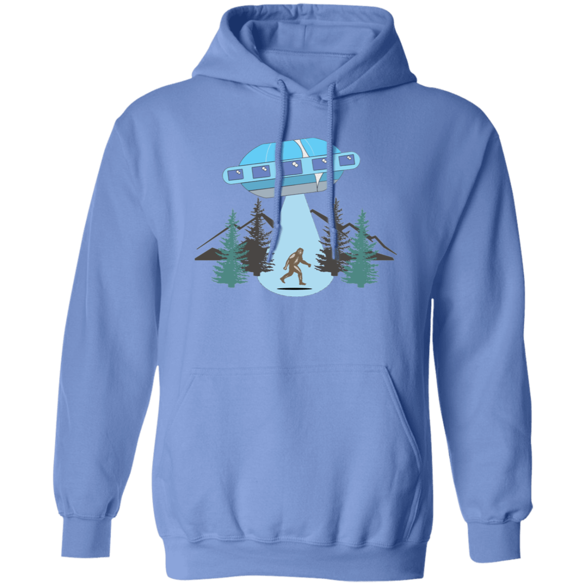 Sasquatch Abducted Pullover Hoodie - Gifternaut