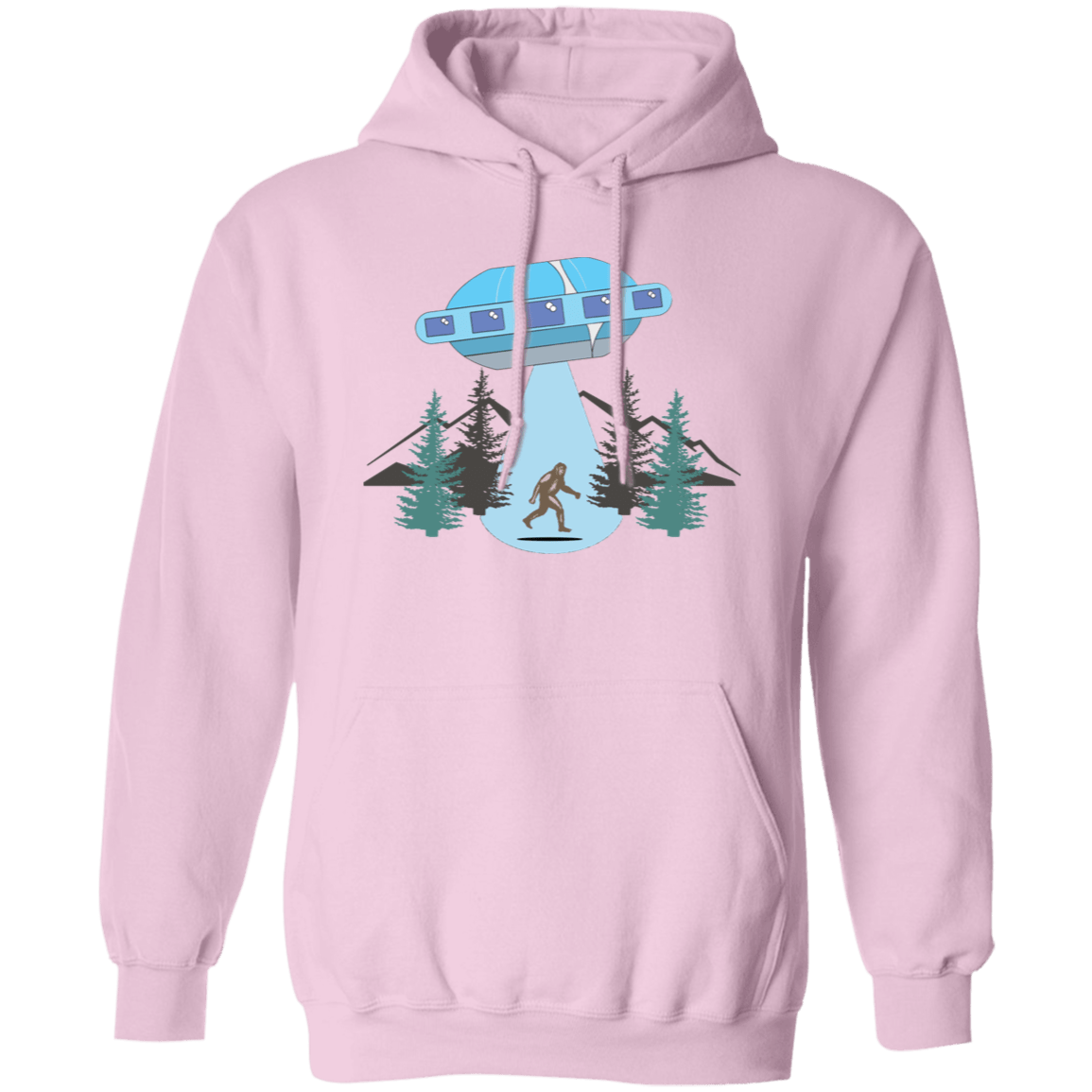 Sasquatch Abducted Pullover Hoodie - Gifternaut