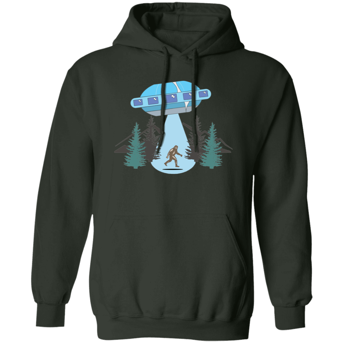 Sasquatch Abducted Pullover Hoodie - Gifternaut