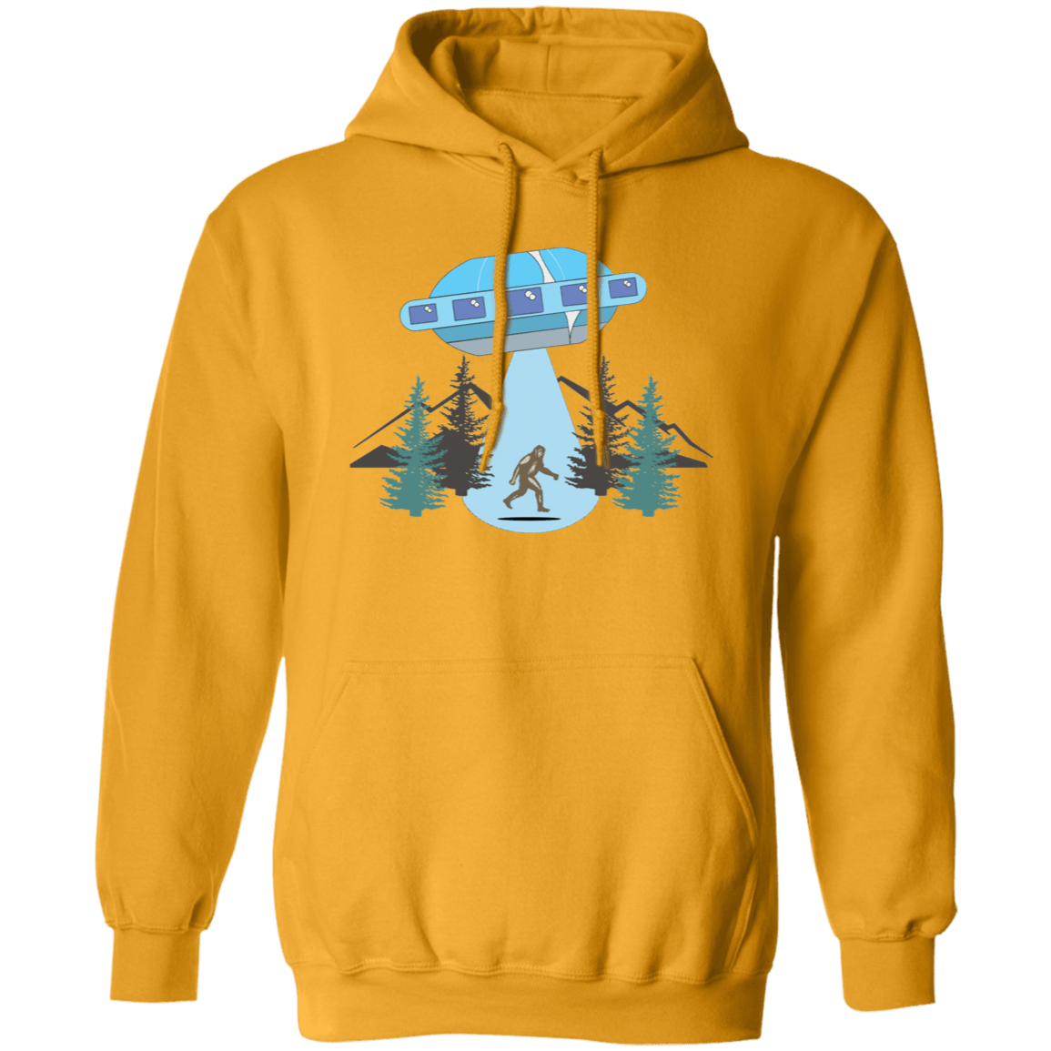 Sasquatch Abducted Pullover Hoodie - Gifternaut