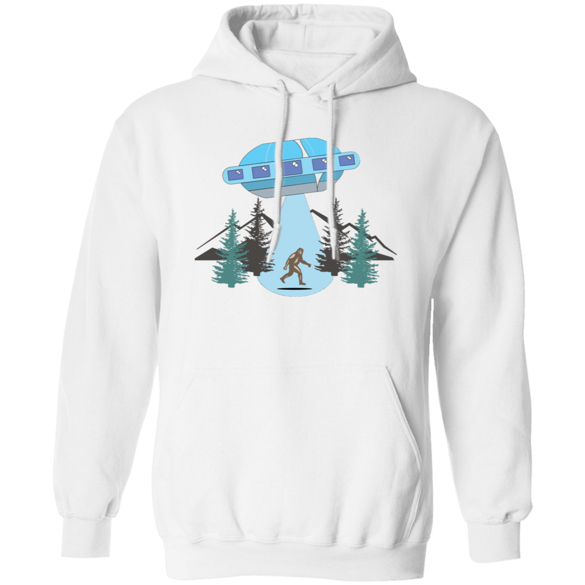 Sasquatch Abducted Pullover Hoodie - Gifternaut