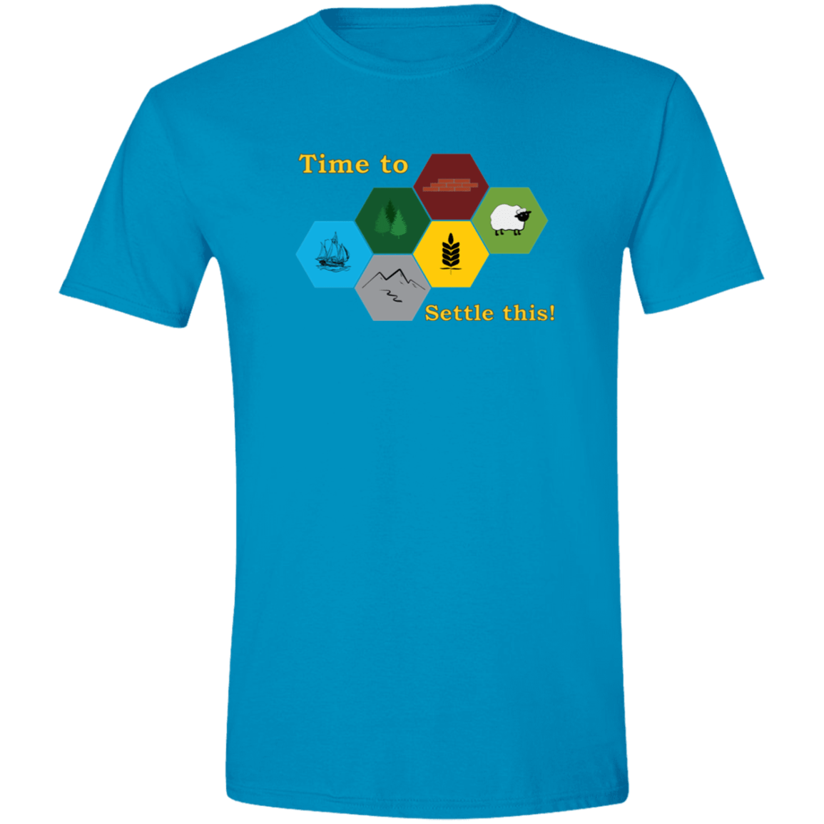 Time to Settle Mens Softstyle Tee - Gifternaut