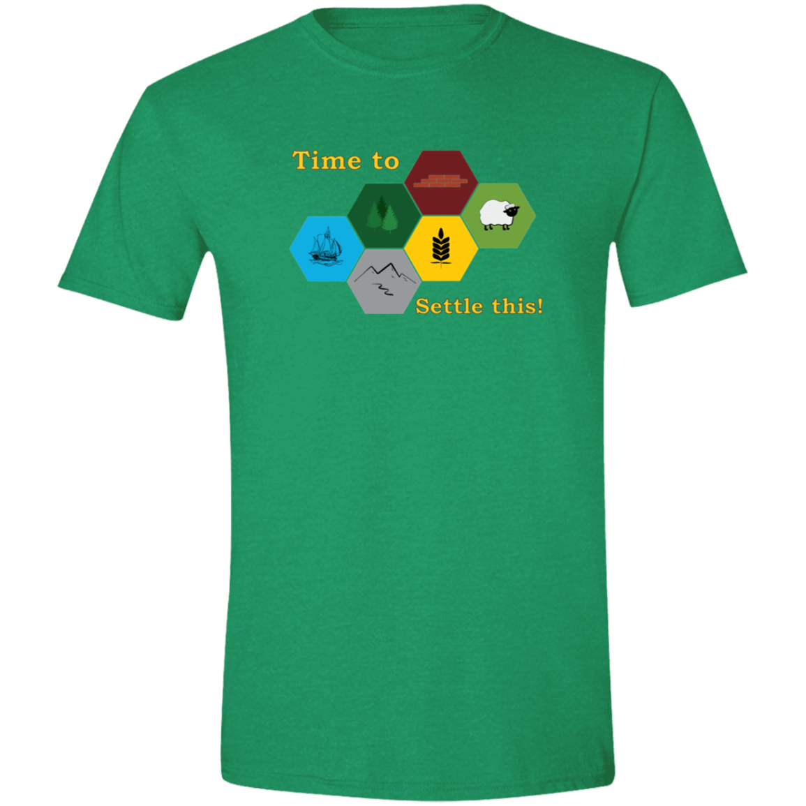 Time to Settle Mens Softstyle Tee - Gifternaut