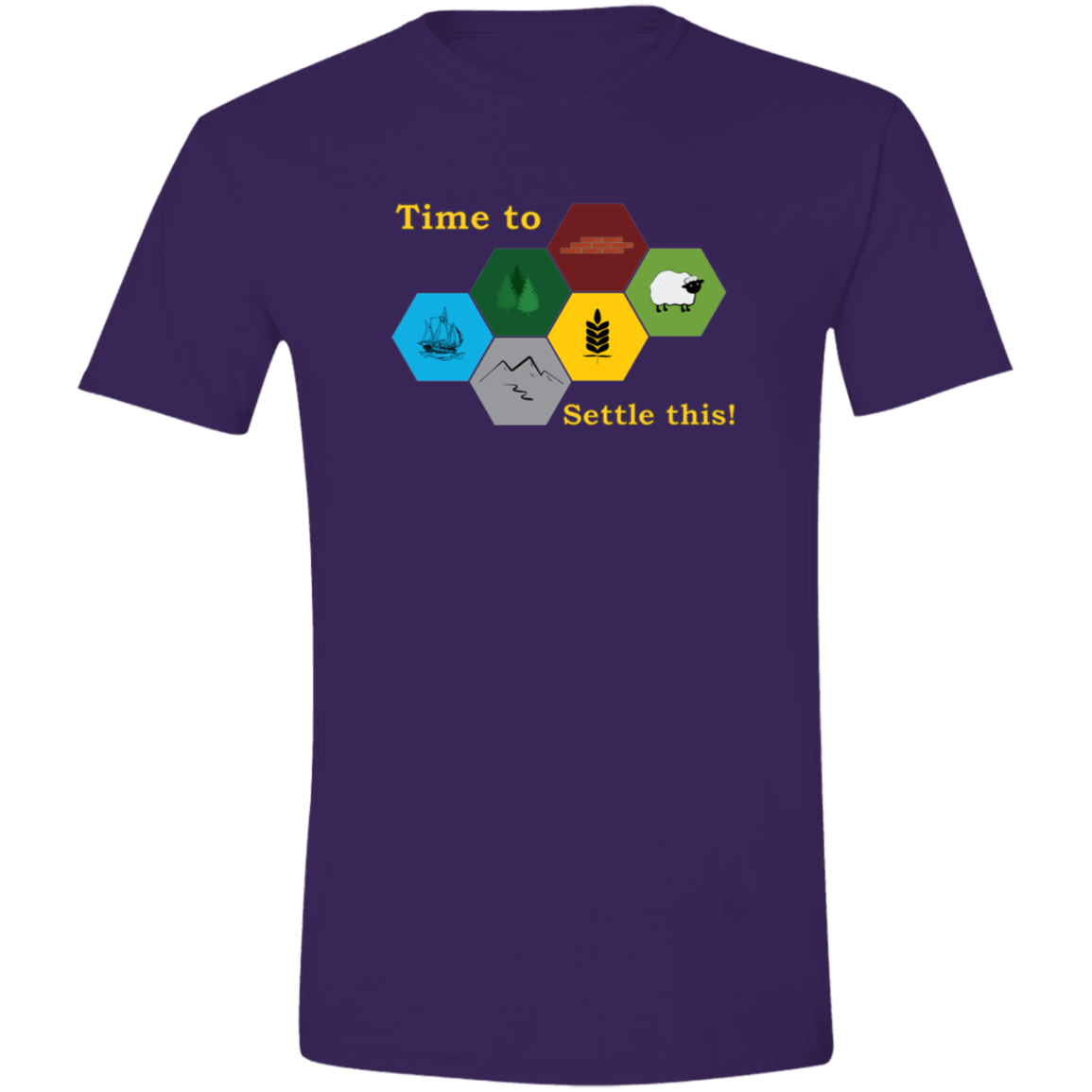 Time to Settle Mens Softstyle Tee - Gifternaut