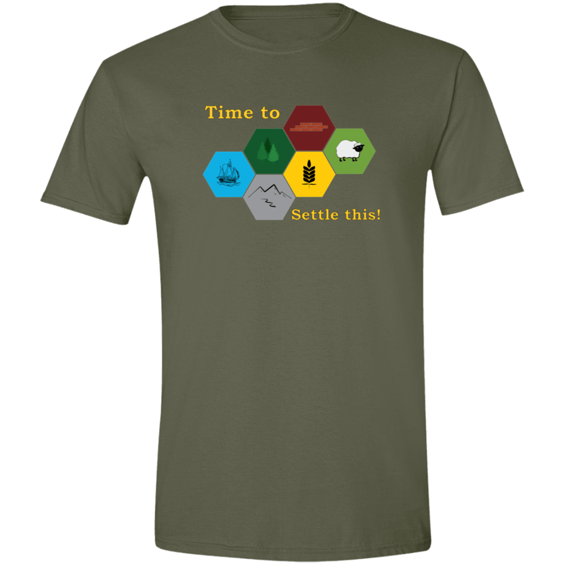 Time to Settle Mens Softstyle Tee - Gifternaut