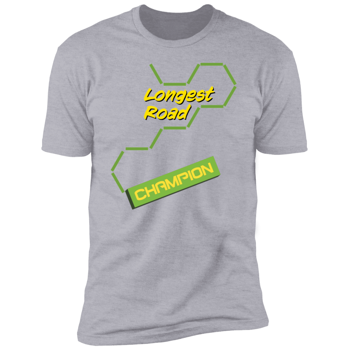 Longest Road Green Premium Short Sleeve T-Shirt - Gifternaut