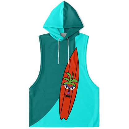 Surfboard Athletic Sleeveless Hoodie - Gifternaut